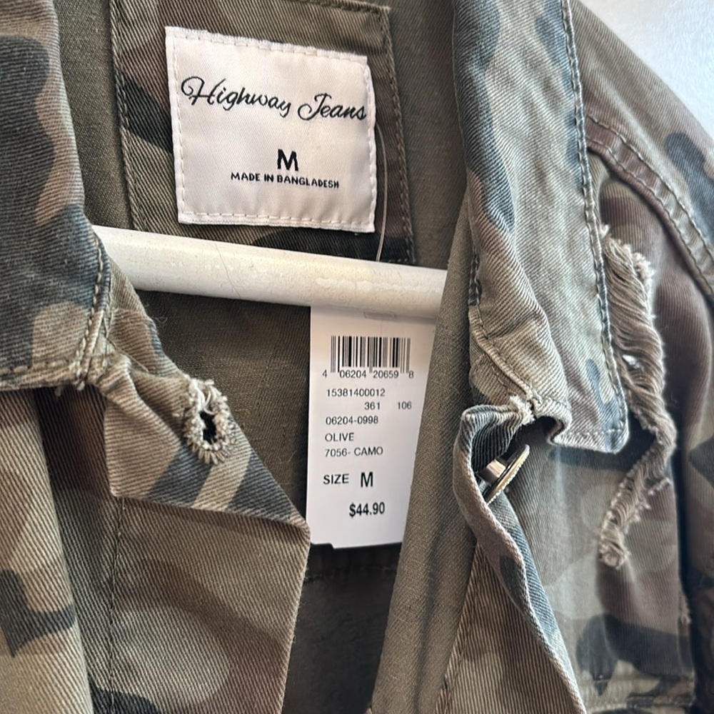 Distressed camo jacket - Picture 7 of 7